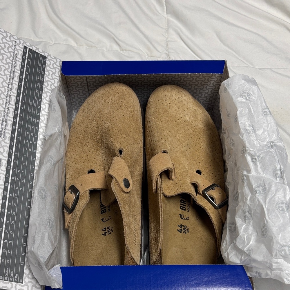 Birkenstock Men's Tan Suede Loafers